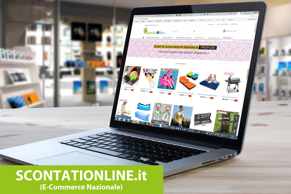 Realizzazione E-commerce prodotti scontati online