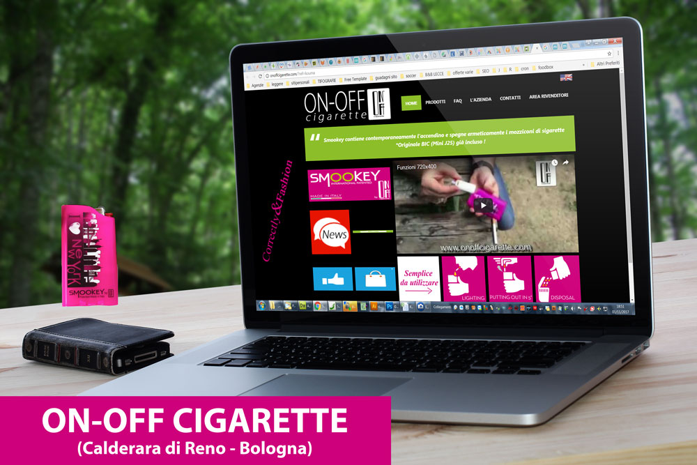 Realizzazione Sito On-Off Cigarette Bologna